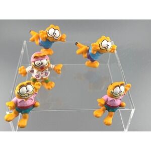 Vintage Garfield Arlene PVC Figure Lot 5 United Feature Syndicate 1978 1981